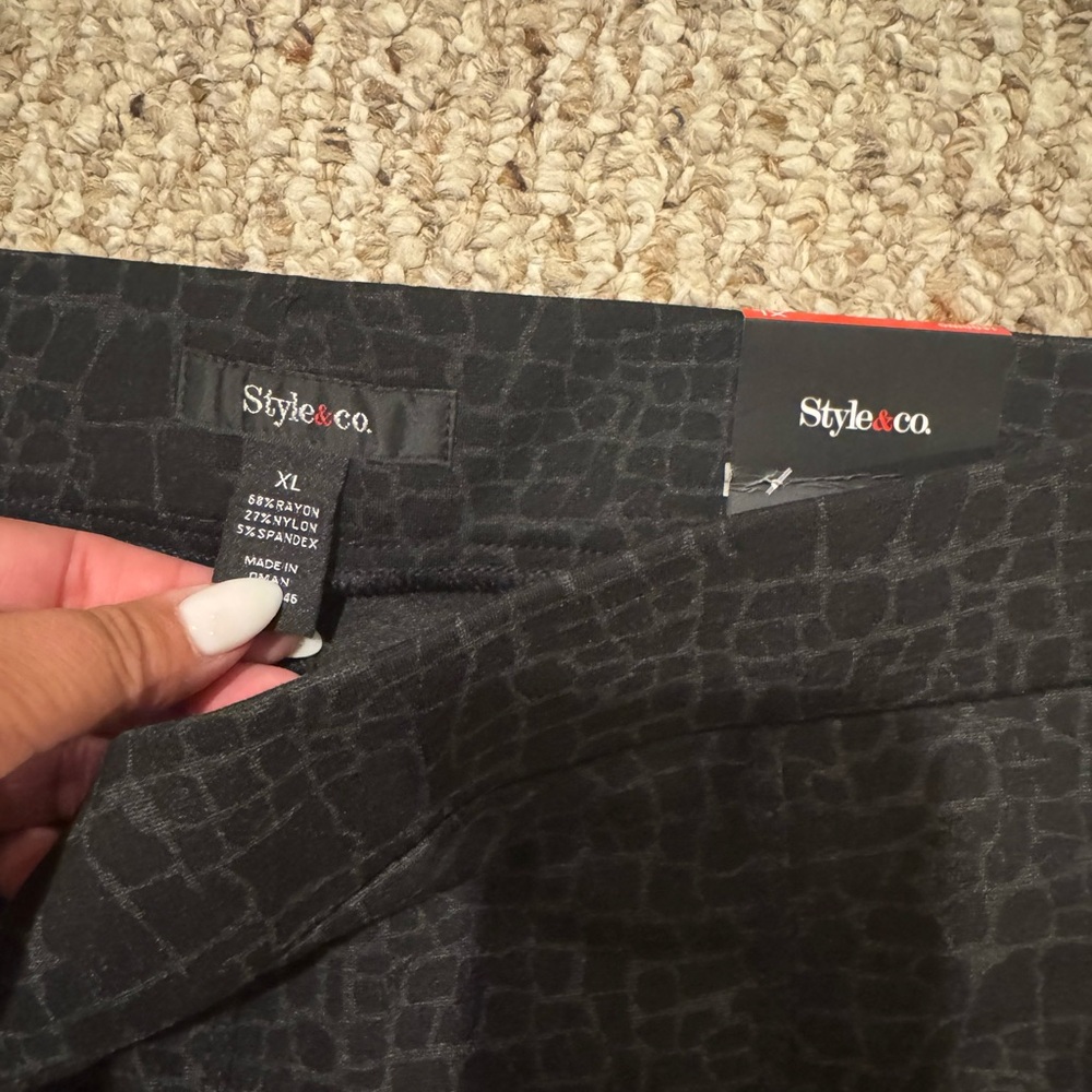 NWT Style & Co. Women’s Leggings - Picture 2 of 6